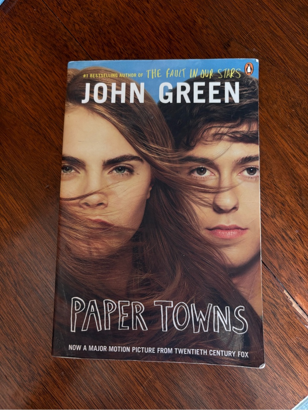 3/$20 Paper Towns by John Green — Brown and Blue Cover Paperback Book Novel